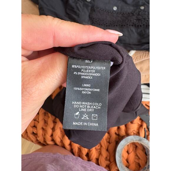 Anthropologie Sunday in Brooklyn Black Ponte Corset Crop Top Sz. M NWT - Picture 7 of 7